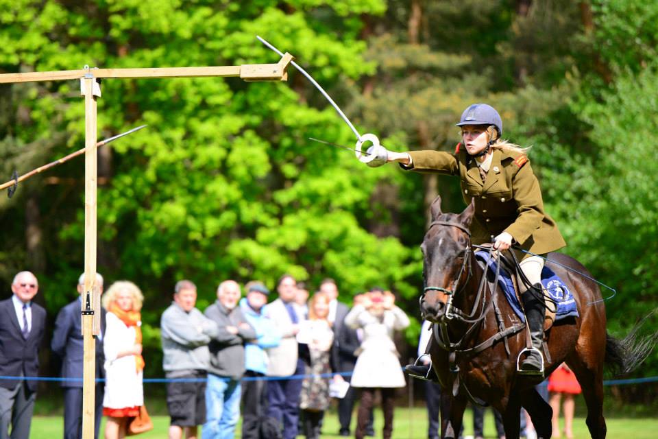 Read more about the article Charlotte with Wellington College Cavalry at Sandhurst